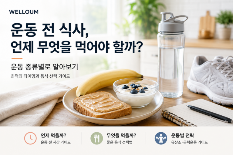 운동 전 식사, 언제 무엇을 먹어야 할까? 운동 종류별로 알아보기